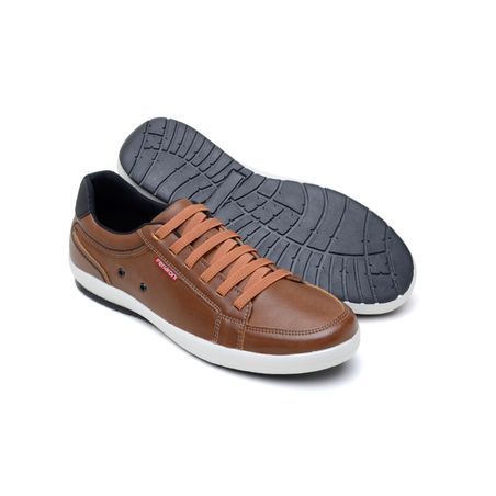 Sapatênis Masculino Ferraroni Grécia Castanho GR 480 B - Coturnos Masculino  e Sapatenis Ferraroni
