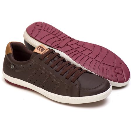 Sapatênis Masculino Grécia Café GR 620 B - Coturnos Masculino e Sapatenis  Ferraroni